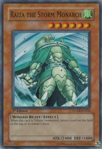 SRRaiza the Storm Monarch (1st Edition)