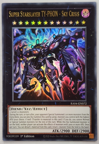 【UR】Super Starslayer TY-PHON - Sky Crisis 厄災の星ティ・フォン (1st Edition)