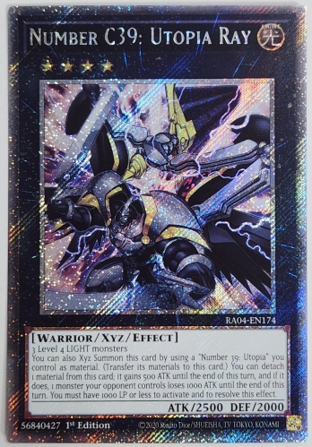 【PS】Number C39: Utopia Ray CNo.39 希望皇ホープレイ (1st Edition)